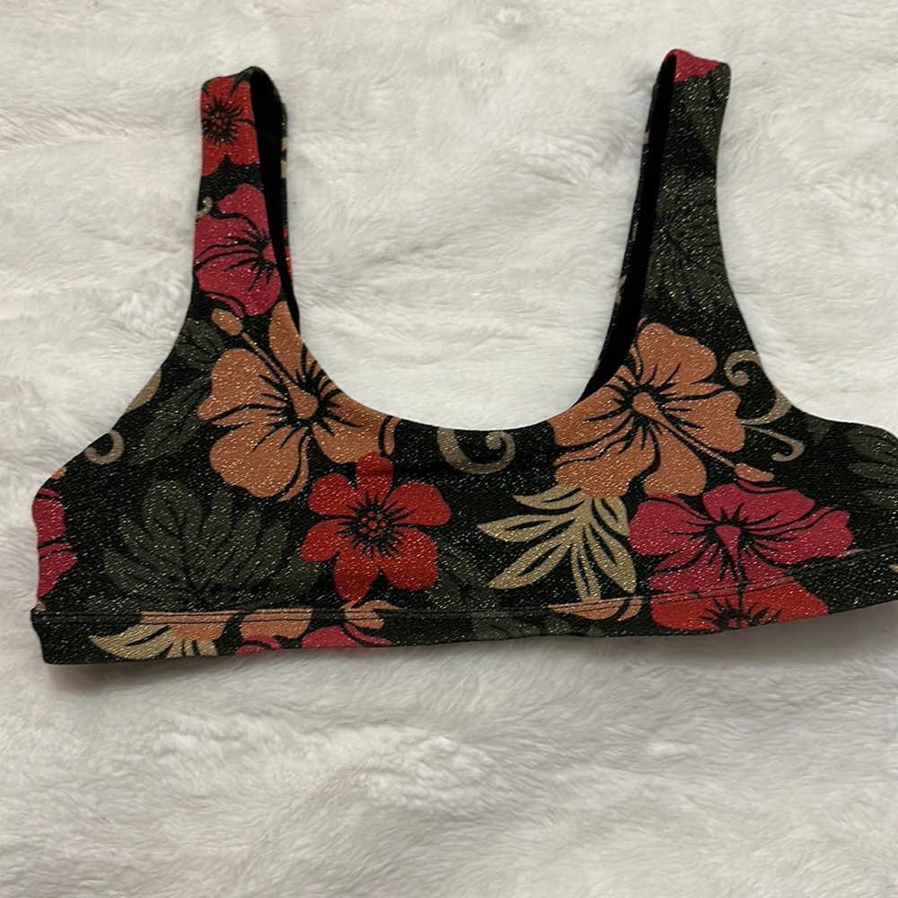 Peyton Top Honolulu Hibiscus Floral Bikini Top Beach Riot